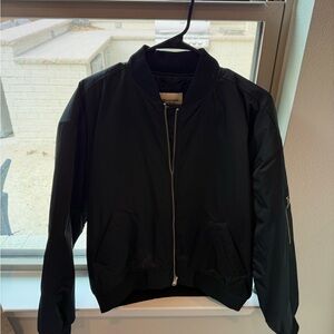 Abercrombie & Fitch Black Bomber Jacket